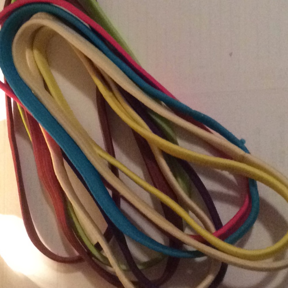 nine pack of multicolor headbands!